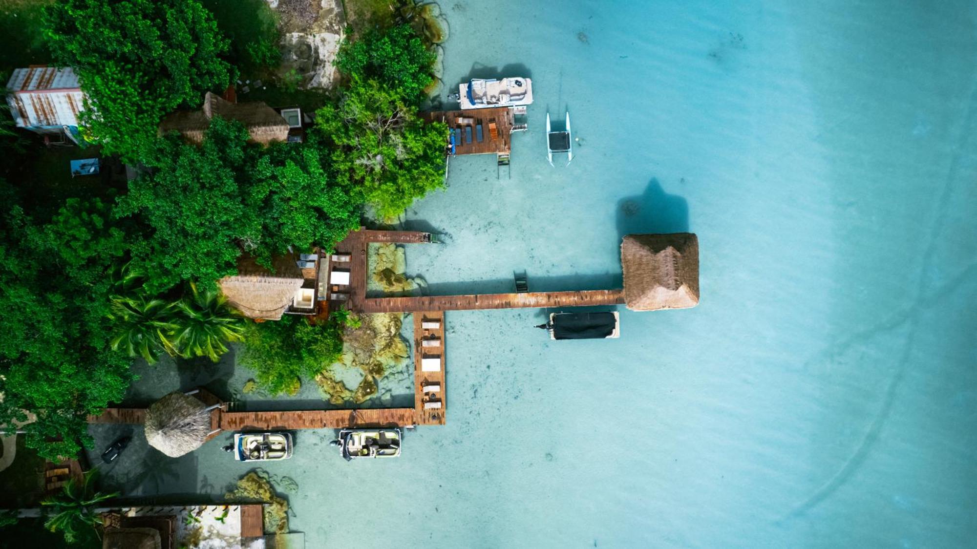 Xoot Kaana Villa Vista Laguna Bacalar Bagian luar foto